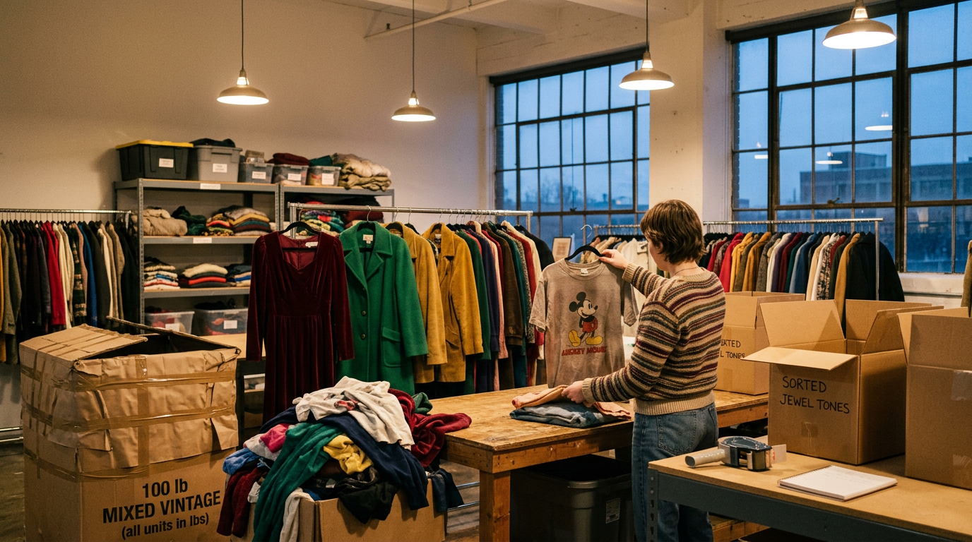 How to source inventory for a vintage clothing store?